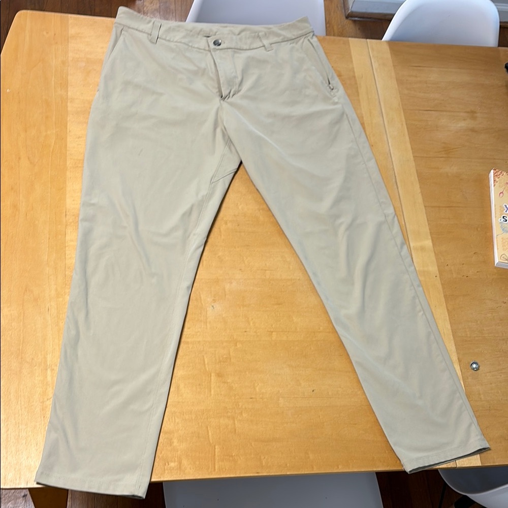 Lululemon Athletica Tan Chinos Lightweight Cotton